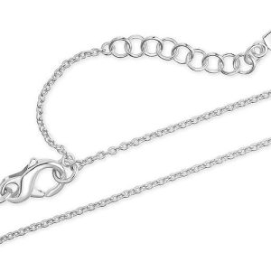 JETTE Damen-Kette 925er Silber 30 Zirkonia 32018223 silber One Size