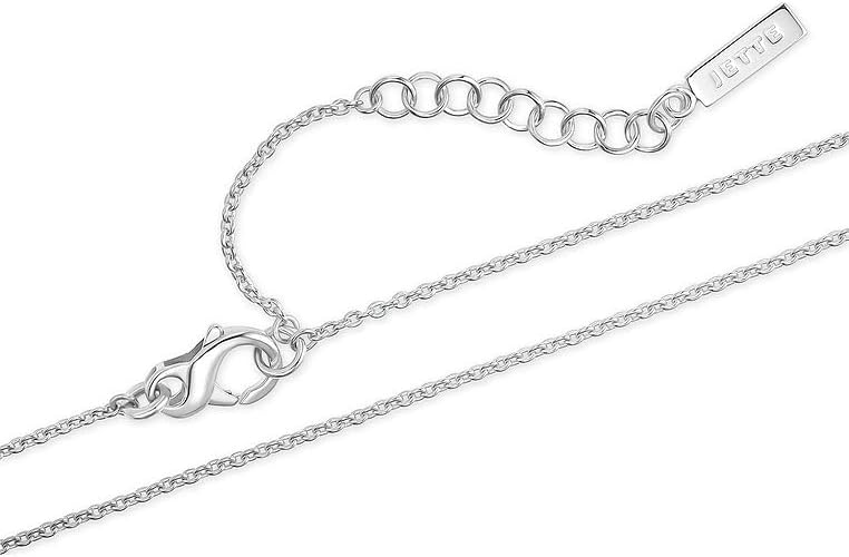JETTE Damen-Kette 925er Silber 30 Zirkonia 32018223 silber One Size