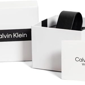 Calvin Klein Analog Quarzuhr für Damen Kollektion CK Pulse mit Edelstahl-Mesh-Gliederarmband Black