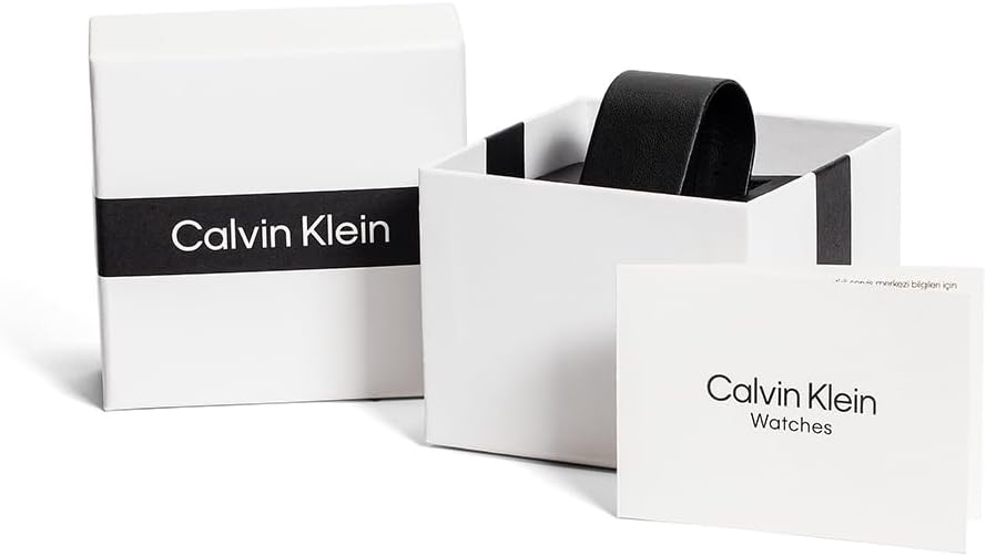 Calvin Klein Analog Quarzuhr für Damen Kollektion CK Pulse mit Edelstahl-Mesh-Gliederarmband Silver