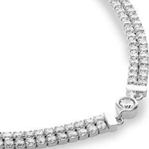 JETTE Damen-Armband 925er Silber 123 Zirkonia 32017440 silber One Size