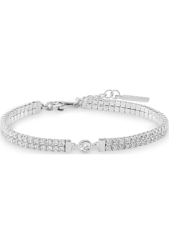 JETTE Damen-Armband 925er Silber 123 Zirkonia 32017440 silber One Size