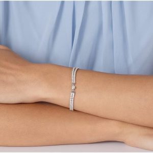 JETTE Damen-Armband 925er Silber 123 Zirkonia 32017440 silber One Size