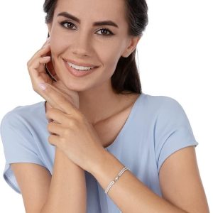 JETTE Damen-Armband 925er Silber 123 Zirkonia 32017440 silber One Size