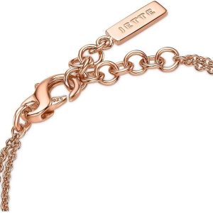 JETTE Damen-Armband 925er Silber 30 Zirkonia 32018222 roségold One Size