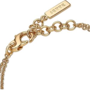 JETTE Damen-Armband 925er Silber 30 Zirkonia 32018222 gelbgold One Size