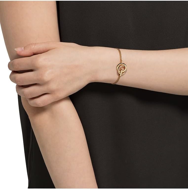 JETTE Damen-Armband 925er Silber 30 Zirkonia 32018222 gelbgold One Size