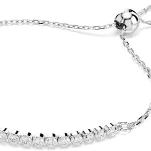 Swarovski Matrix Kollektion Tennis Armbänder Rhodiniert Blau