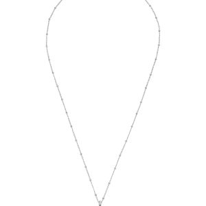 Purelei Sun Kette Damen – Halskette Damen aus langlebigem Edelstahl – Wasserfeste Kette mit Anhänger – 50-55 cm Länge verstellbar – Halskette für deinen individuellen Look Silber
