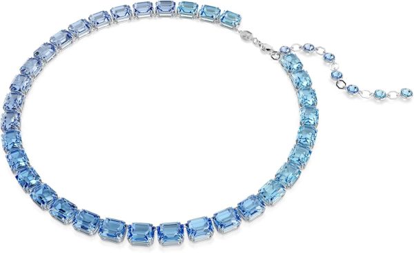 Swarovski Millenia Kollektion Halskette Millenia Halskette Rhodiniert Blau