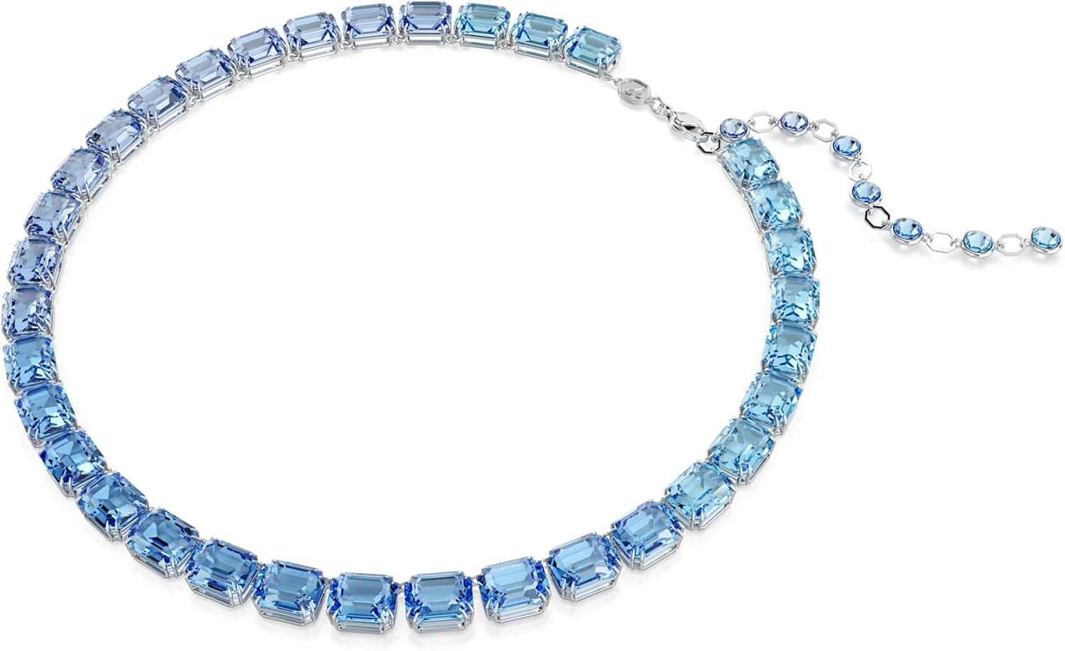 Swarovski Millenia Kollektion Halskette Millenia Halskette Rhodiniert Blau
