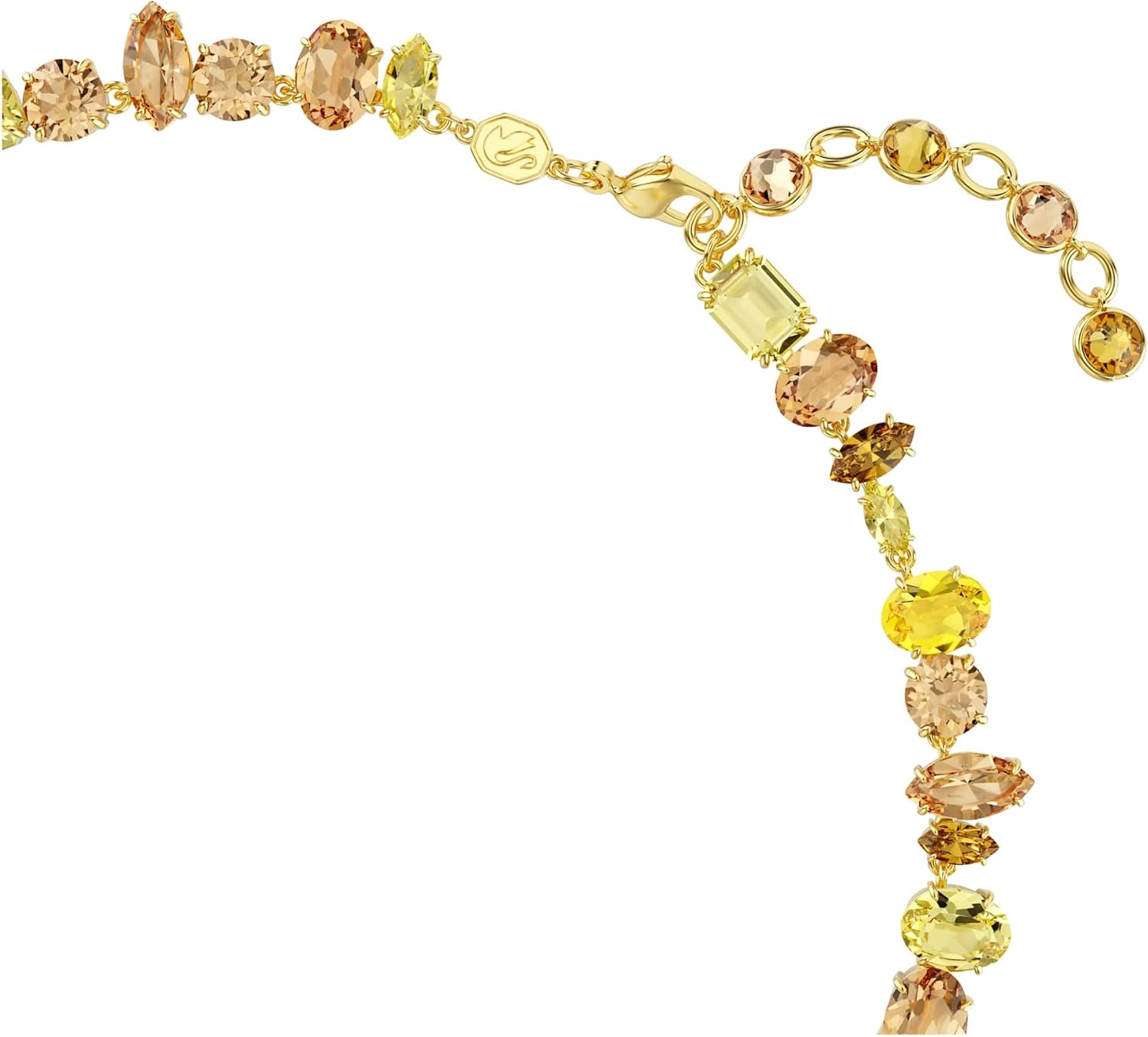 Swarovski Gema Gold Kollektion Gema Tennis Halskette