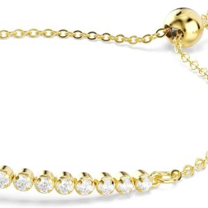 Swarovski Matrix Kollektion Tennis Armbänder Goldfarben plattiert Karamell