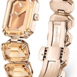 Swarovski Watch Collection Champagner-gold-finish Braun