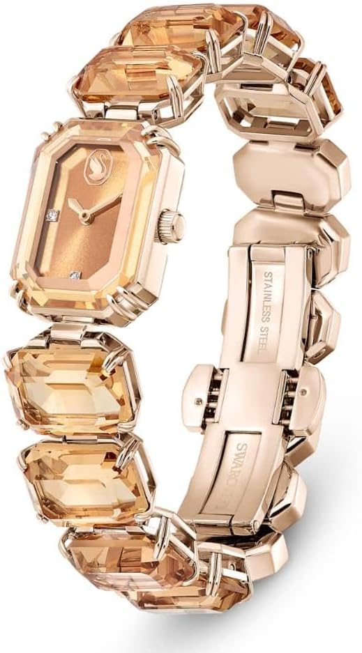 Swarovski Watch Collection Champagner-gold-finish Braun