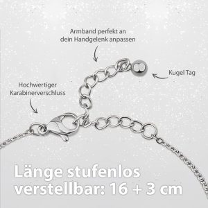 BONNYBIRD® Wasserfestes Edelstahl Weltkugel Armband in Silber, Gold & Roségold, 100% Wasserfest & Hautverträglich, Perfektes Reise Geschenk für Weltenbummler BonnyWorld BonnyWorld Silber