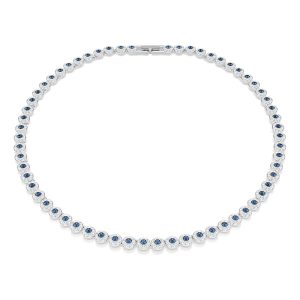 Swarovski Una Angelic Kollektion Halskette blau Mittel