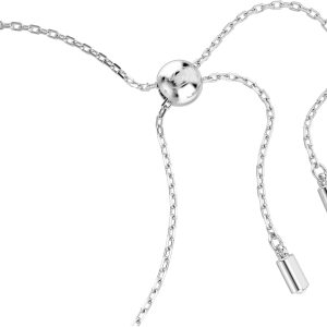 Swarovski Matrix Kollektion, Knoten, Weiß, Rhodiniert Matrix Armband