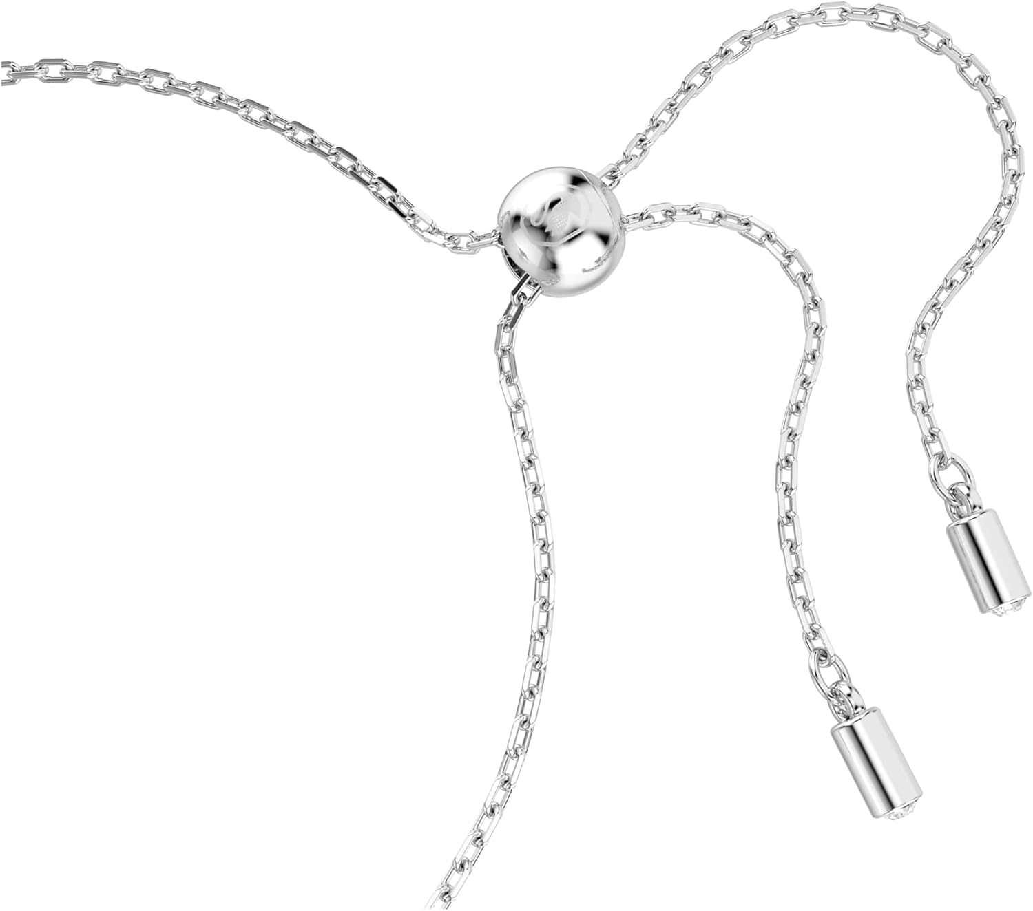 Swarovski Matrix Kollektion, Knoten, Weiß, Rhodiniert Matrix Armband