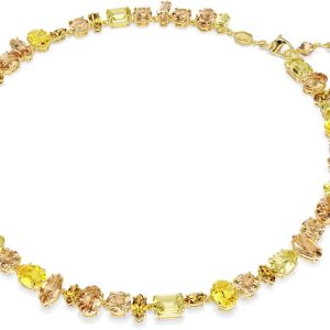 Swarovski Gema Gold Kollektion Gema Tennis Halskette