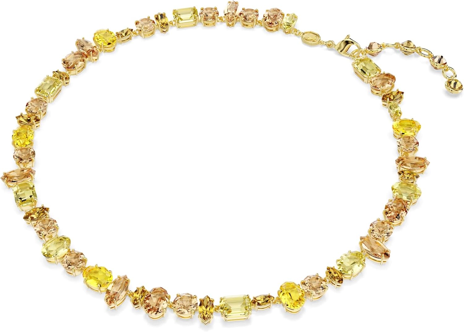 Swarovski Gema Gold Kollektion Gema Tennis Halskette