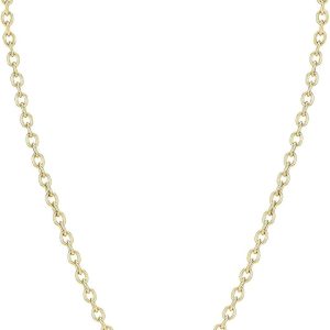 LIEBESKIND BERLIN Damen Schmuck mit Herz - Funkelnde Kette Gold