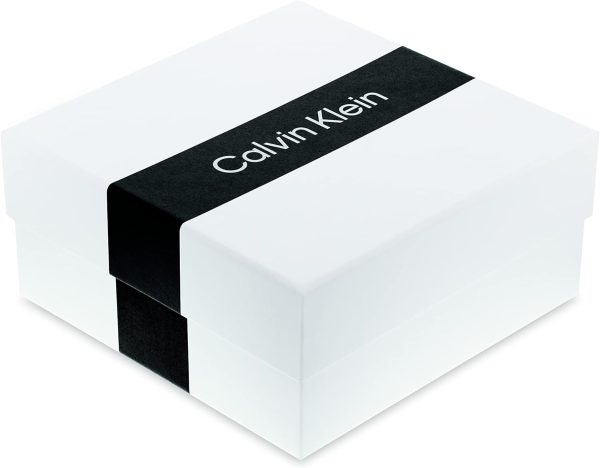 Calvin Klein Bangle Armband für Damen Kollektion ELONGATED DROPS aus Edelstahl - Erhältlich in Silber oder Gold Oro (Gold)