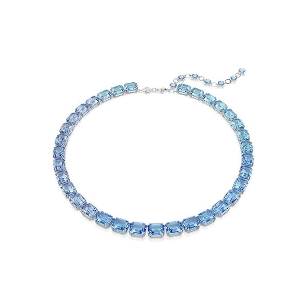 Swarovski Millenia Kollektion Halskette Millenia Halskette Rhodiniert Blau
