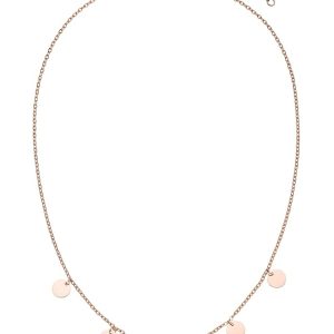 Purelei Kalea Kette Damen – Halskette Damen aus langlebigem Edelstahl – Wasserfeste Kette mit Anhänger – 40-45 cm Länge verstellbar – Halskette für deinen individuellen Look Roségold