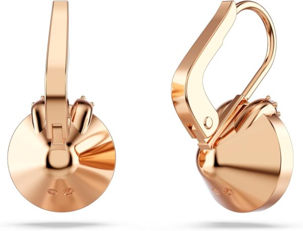 Swarovski Bella Kollektion Tropfenohrringe Gold, Grau