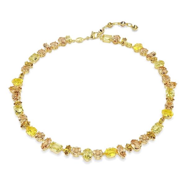 Swarovski Gema Gold Kollektion Gema Tennis Halskette
