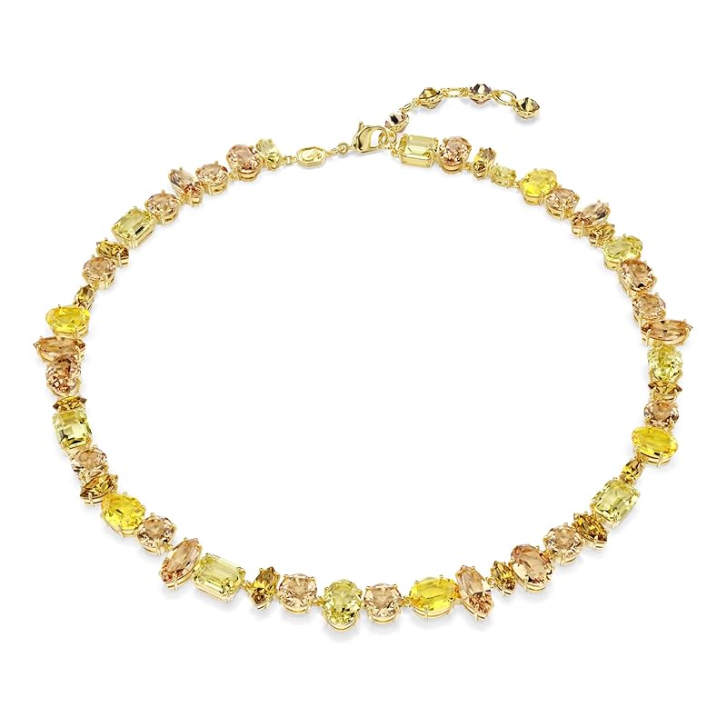 Swarovski Gema Gold Kollektion Gema Tennis Halskette