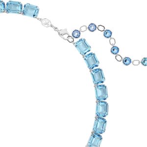 Swarovski Millenia Kollektion Halskette Millenia Halskette Rhodiniert Blau