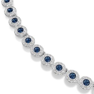Swarovski Una Angelic Kollektion Halskette blau Mittel