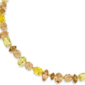 Swarovski Gema Gold Kollektion Gema Tennis Halskette