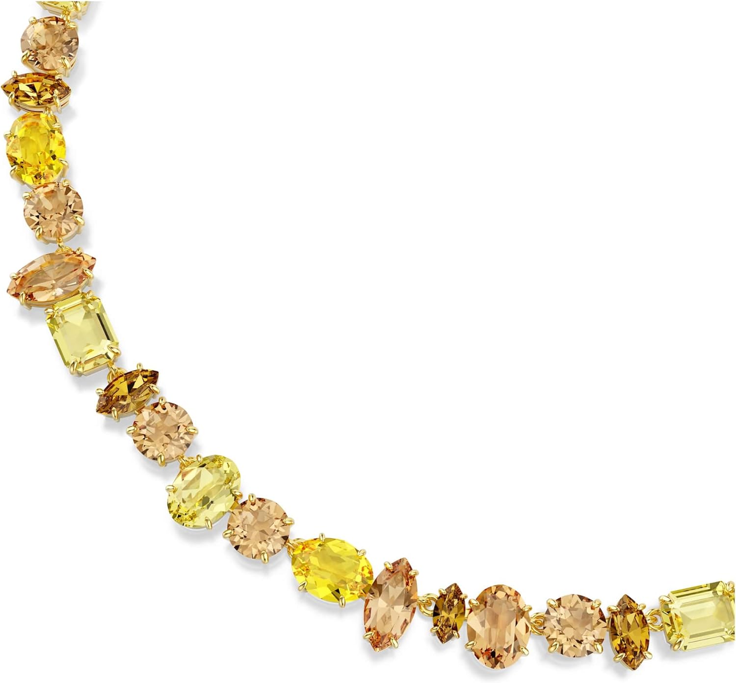 Swarovski Gema Gold Kollektion Gema Tennis Halskette
