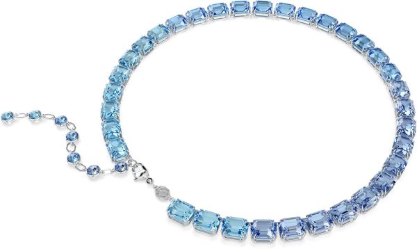 Swarovski Millenia Kollektion Halskette Millenia Halskette Rhodiniert Blau