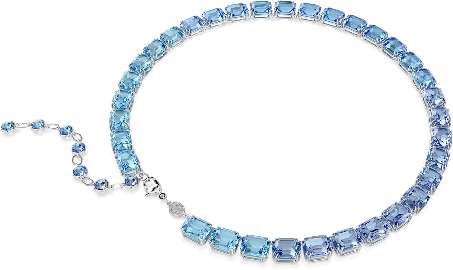 Swarovski Millenia Kollektion Halskette Millenia Halskette Rhodiniert Blau
