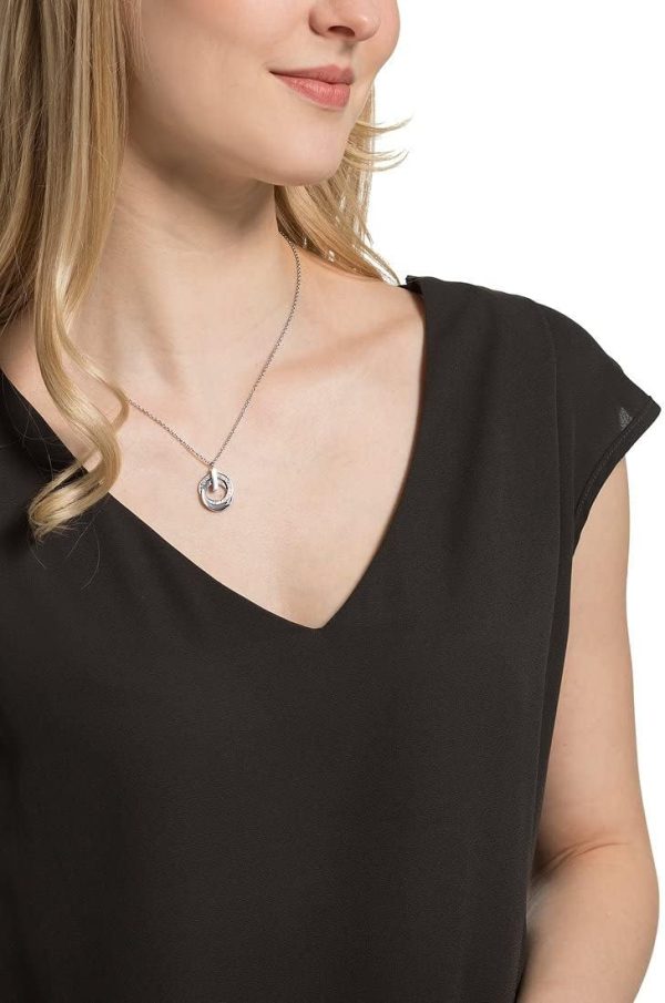 JETTE Damen-Kette 925er Silber 30 Zirkonia 32018223 silber One Size