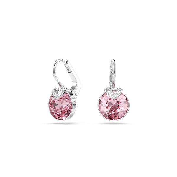 Swarovski Bella Kollektion Tropfenohrringe Rhodiniert Rosa