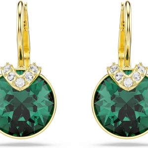 Swarovski Bella Kollektion Tropfenohrringe Goldfarben plattiert Grün