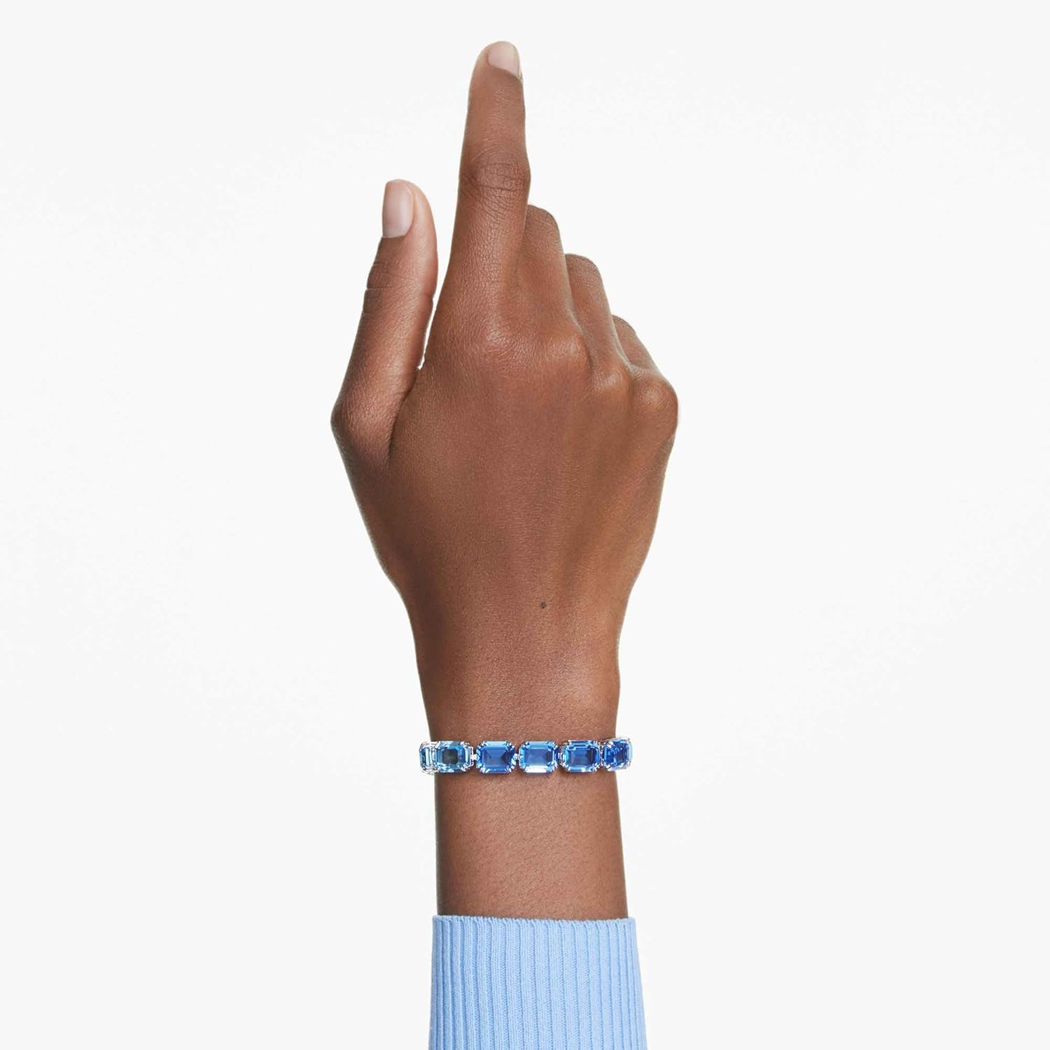 Swarovski Millenia Kollektion Armband Rhodiniert Blau