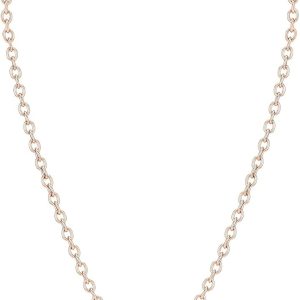 LIEBESKIND BERLIN Damen Schmuck mit Herz - Funkelnde Kette roségold