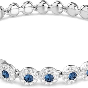 Swarovski Una Angelic Kollektion Armband Rhodiniert Blau Mittel