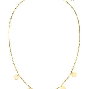 Purelei Kalea Kette Damen – Halskette Damen aus langlebigem Edelstahl – Wasserfeste Kette mit Anhänger – 40-45 cm Länge verstellbar – Halskette für deinen individuellen Look Gold