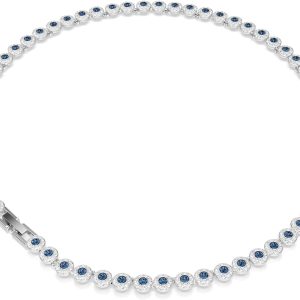 Swarovski Una Angelic Kollektion Halskette blau Mittel