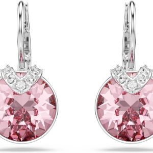 Swarovski Bella Kollektion Tropfenohrringe Rhodiniert Rosa
