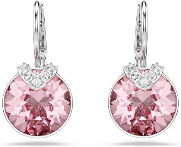 Swarovski Bella Kollektion Tropfenohrringe Rhodiniert Rosa