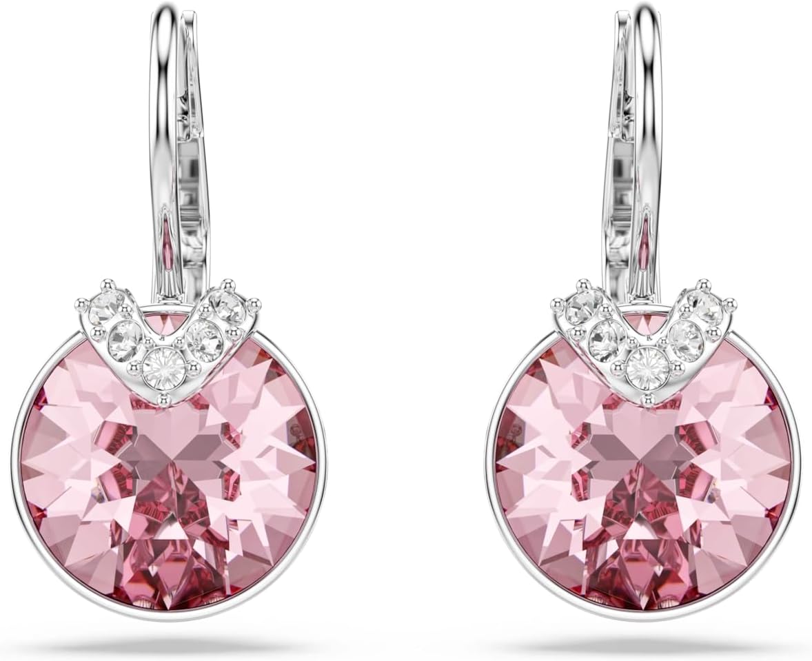 Swarovski Bella Kollektion Tropfenohrringe Rhodiniert Rosa