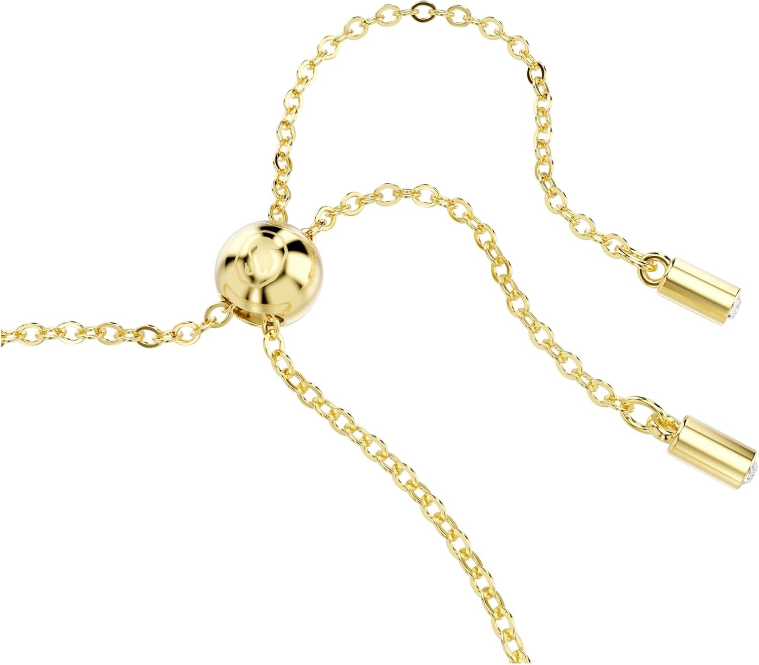 Swarovski Matrix Kollektion Tennis Armbänder Goldfarben plattiert Karamell